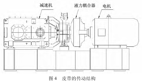 皮带流水线电机结构